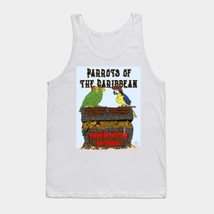 Parrots of the Caribbean: Dead Birds Tell No Tales Tank Top